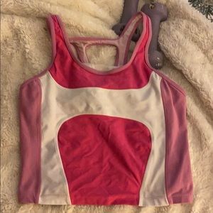 Pink Nike crop top size M